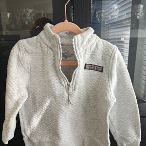 Vineyard Vines Gray Quarter-Zip Pullover